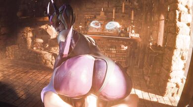 "Riding Evelyn's Mega-Cock - OUTFIT 2 [Megaera] Porn Video."