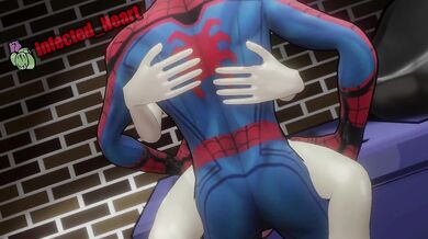 (In a dark alley, Lucina is being attacked by a group of thugs when suddenly Spider-Man swings in and saves the day!)