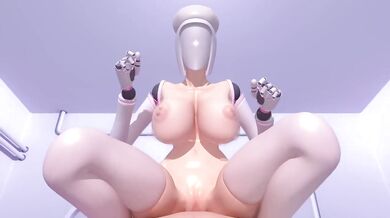 Inside a Robotic Hospice - Nurses with Android Bodies and Flexible Limbs Fulfill the Erotic Fantasies of Patients with Akai Syohousen