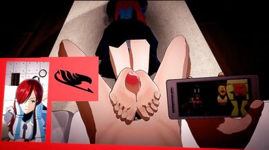 Bloodlusting! Erza Scarlet and Fairy Tail Hentai with Bazett