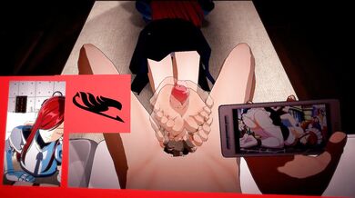 Bloodlusting! Erza Scarlet and Fairy Tail Hentai with Bazett