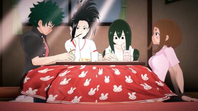 The Heroic Adventure of Ochaco and Uravaka, the Quirky Duo from My Hero Academia Meets the Members of Bazett!