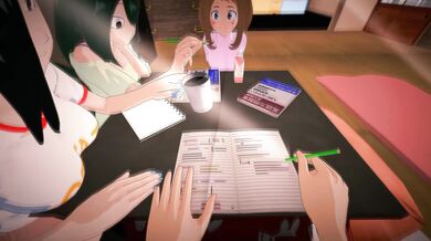 The Heroic Adventure of Ochaco and Uravaka, the Quirky Duo from My Hero Academia Meets the Members of Bazett!