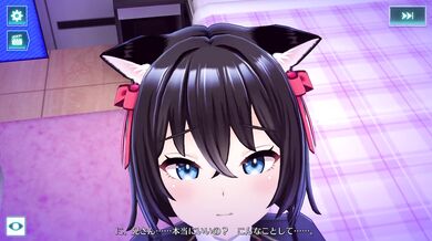 Sexy Kissing Koharu and Her Two Friends in the Bathroom Stall (Hentai)