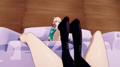 Okita Souji and Fate/Grand Order: Bazetts Hentai Adventure