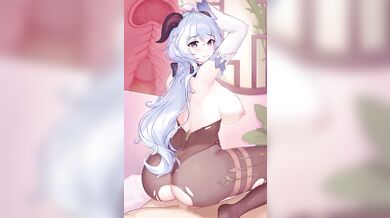 Ganyu and the Shaggy Beast: Sexual Susu Delight