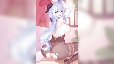 Ganyu and the Shaggy Beast: Sexual Susu Delight