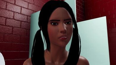 Big Breasted MILF in a Truck Stop #1