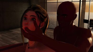 Busty Babe Maya Takes a Big One Up Her Booty