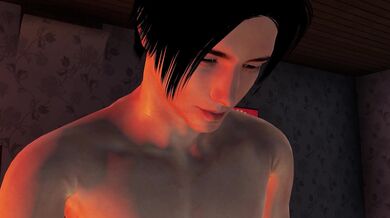 Watch a Japanese woman who is always horny, and her boyfriend, take it up the ass from an African American man in a cheap hotel room