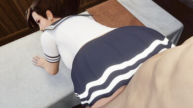 Mai Shiranuis Doggy Style in White Skirt Save Ass