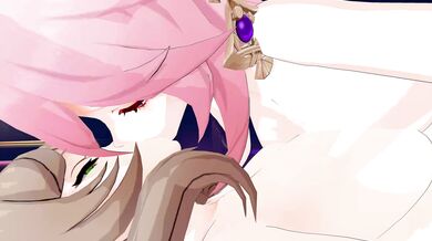 Seduction of the Maid: Lisa Commissions Yae and Miko for a Night of Lustful Pleasure