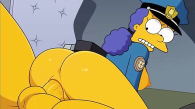 Wet-and-Horny Officer Marge