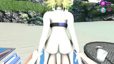 Boruto and Temari engage in a fierce battle of sexual positions, with both fighters eager to claim victory in the bedroom