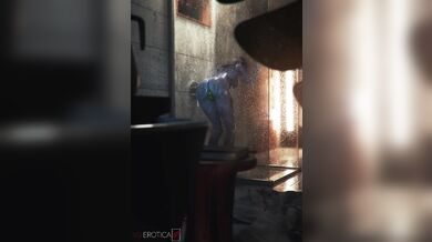 Rewritten: Widowmaker gets intimate with her newest toy, taking the time to unwind in a sensual way [VG Erotica]