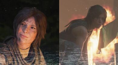 Lara Croft gets fucked in every hole by her blacked out captors