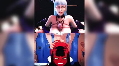 Morrigan Aensland vs Meru The Succubus | Hentai WIS