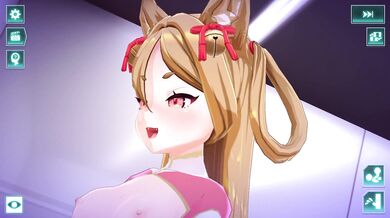 Horny Maid and Her Cats Eye View