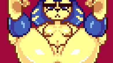 Ankle-deep in anal pleasure - a sexy womans ass gets pounded by a well-endowed man