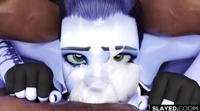 Mrs Deadpool: A Sexy Workout with Free Weights and a Free Use of Her Widowmaker Skills (4K)