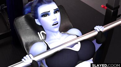 Widowmakers Sensuous Bodybuilding Workout - Free Weights and Bleach (Slayed)