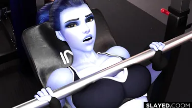 Widowmakers Sensuous Bodybuilding Workout - Free Weights and Bleach (Slayed)