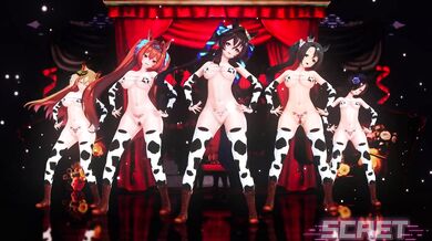 A Pretty Girls Sexy Dance at the Racing Track