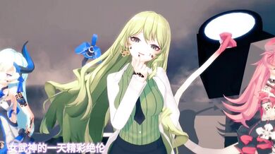 Tonny, Mobius, Rosalia, and Lilias Sexual Dance of Desire (QOS Attention)