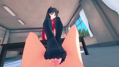 Sabers Sacrifice: The Fateful Night of Rin and Tohsaka, Inspired by Bazetts Lustful Desires