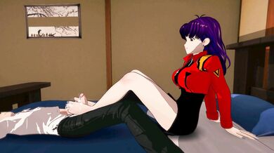 Battle-ready BAZELTON! Misato and Katsuragi get steamy in Neon Genesis Evangelion!