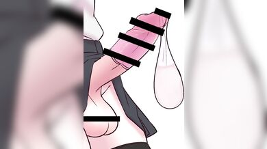 Tickling the Tiny Futa Cumshot