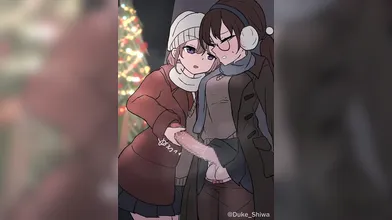 Excited Girlfriend Pleasure Outdoor