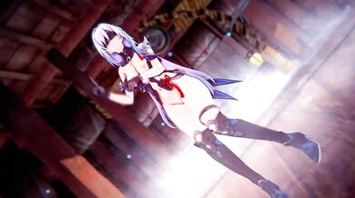 Rewritten: Sexy Dance Show with Jing Liu in LILAC Panties and Bra