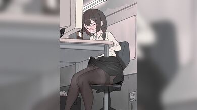 Breaking Down in the Boardroom - An Office Lady Can No Longer Hold In Her Erection