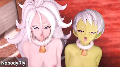A Christmas Tale of Cheelai and Android 21 (Naughty Version)