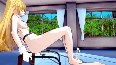 Emerald Green BlazBlue Fetish: Noel Vermillion and Bazett Dubbed in Hentai