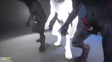 Beautiful Busty Babes Get Fucked by Raging Lycanthropes in the Wilderness