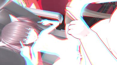 You and Your Mighty Wand Split the Messy Knots: Hentai Video with Flashing Lights Caution!