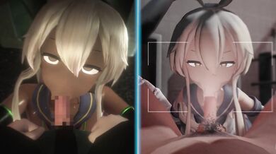 You and Your Mighty Wand Split the Messy Knots: Hentai Video with Flashing Lights Caution!