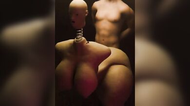 Sexual Tension Rises as a Coiled Woman Unfurls Her Spiral Desires