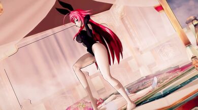 BlazBlue x Rias Gremory High School DxD Babysitter Edition with Bazett and Friends