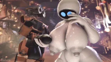 Wall-E meets a group of sexy women on Earth and gets more than he bargained for in this compilation of hentai porn scenes