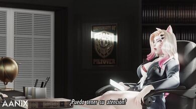 Hentai Academys Ahri the Sexy Cat Girl Goes to Class in HD (1080p)