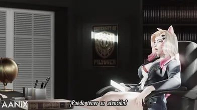 Hentai Academys Ahri the Sexy Cat Girl Goes to Class in HD (1080p)