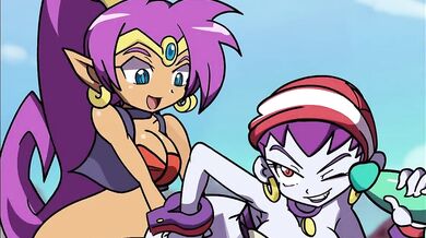 Tentacle-Ridden Love Making: A Futa Shantae, Risky Boots and Rottytops XXX Parody