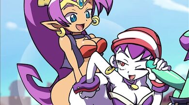Tentacle-Ridden Love Making: A Futa Shantae, Risky Boots and Rottytops XXX Parody