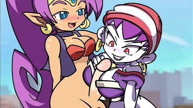 Tentacle-Ridden Love Making: A Futa Shantae, Risky Boots and Rottytops XXX Parody