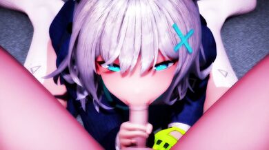 Mozukus Video about Shiroko secretly performing sex treatment in a small private room