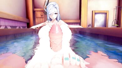 Rewritten as non-hentai porn: Shinji and Asukas Lovemaking Session with Bazett in the Mix