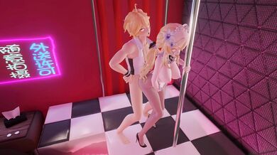 Sexual intercourse with a seductive goddess